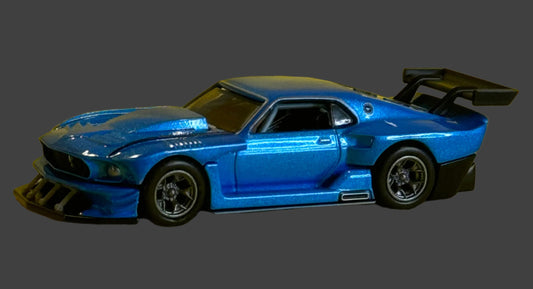 Hot Wheels ELITE 64 Modified '69 Ford Mustang (Blue)