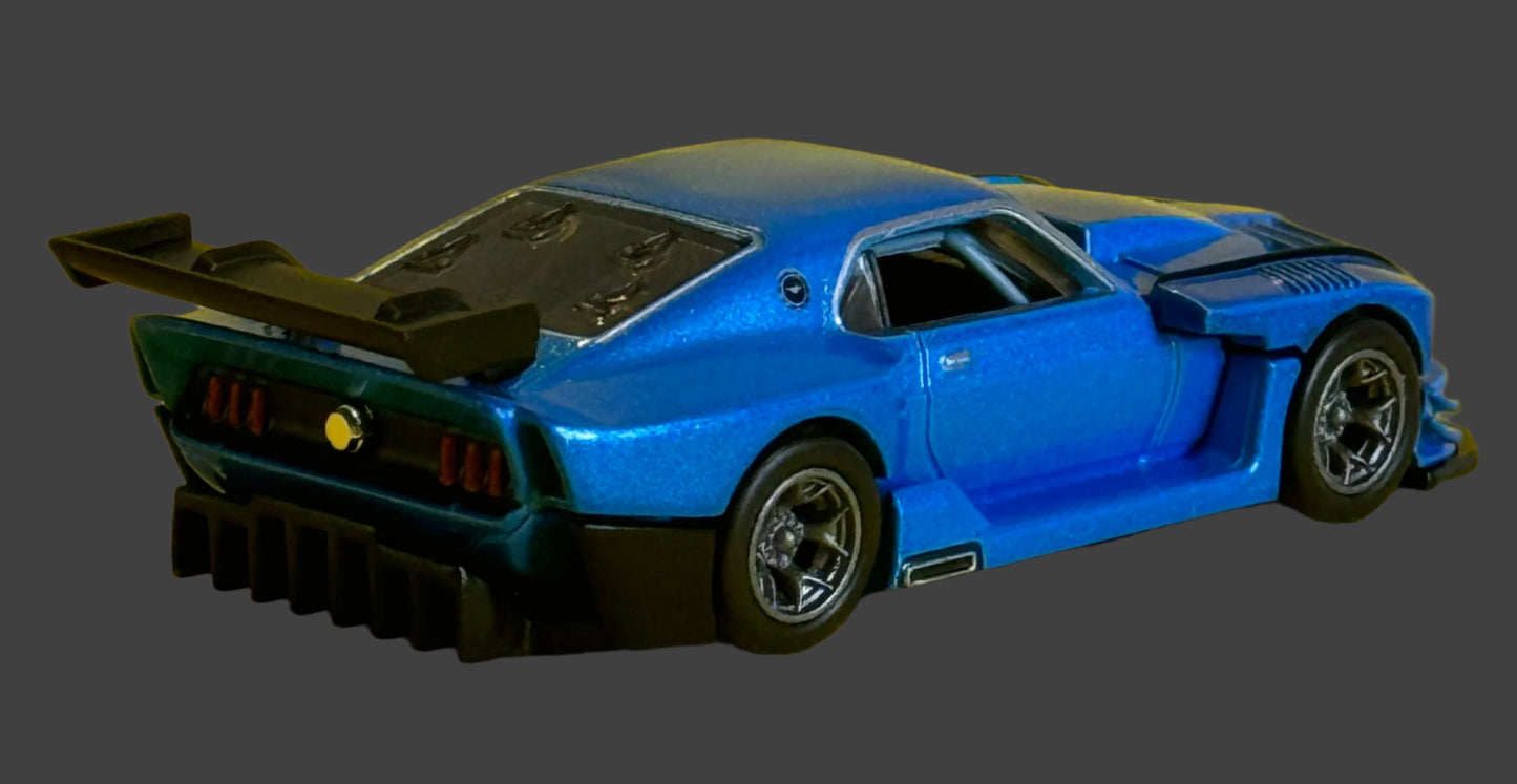 Hot Wheels ELITE 64 Modified '69 Ford Mustang (Blue)