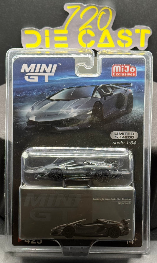 Mini GT Lamborghini Aventador SVJ Roadster