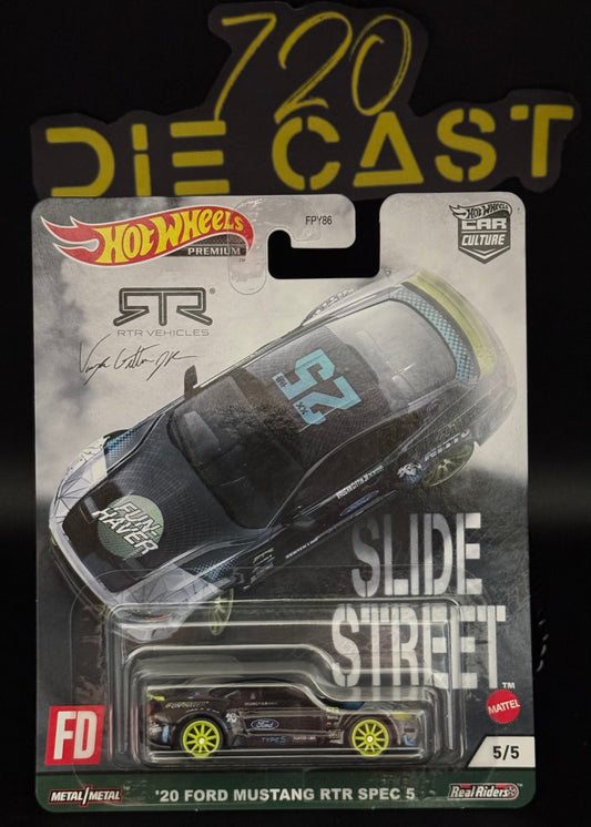 Hot Wheels '20 Ford Mustang RTR Spec 5 Slide Street CAR CULTURE 5/5